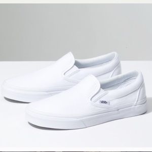 Kids white vans
